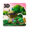 3D Cartoon Park live wallpaper