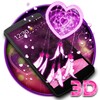 3D Pink Dreamcatcher Heart Theme