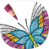 Adult Butterfly Coloring Pages