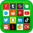 All Social Media in One App