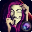 anonymous mask photo maker cam