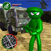 Army Men Toy Stickman Rope Hero Survival