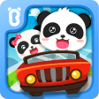 Baby Panda Car Racing