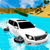 Beach Jeep Water Real Surfing