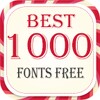 Best 1000 Fonts Free