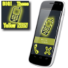 BIG! caller ID Theme Neon Yellow