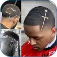 Black Men Line Hairstyle