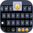 Black Night Emoji Keyboard