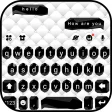 Black White SMS Keyboard Theme