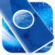 Blue Clock Live Wallpaper