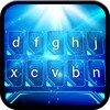 Blue Light Keyboard Wallpaper