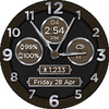 Brushed Wood HD Watch Face Widget & Live Wallpaper