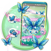 Butterfly Glitter Launcher Theme