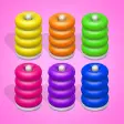 Color Sort 3D — Hoop Stack