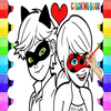 Coloring Ladybug & Blackcat