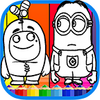 Coloring Pages-Minions And Oddbods