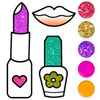 Glitter Beauty Coloring Book