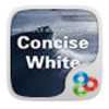 Concise White GOLauncher Theme