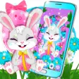 Cute bunny live wallpaper