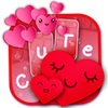 Cute Hearts Keyboard Design