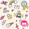 Cute Wallpaper Girly Graffiti Theme