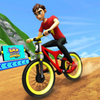 Dirt BMX Bicycle Stunt Race