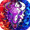 Dragon color by number: Coloring games offline