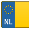 Dutch licenseplate