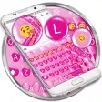 Emoji Keyboard Sparkling Pink