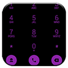 ExDialer Flat BlackPurple theme