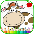 Farm Animals Coloring Book