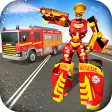 Firefighter Robot Transform Truck: Rescue Hero