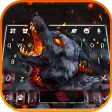 Flaming Wolf Keyboard Theme