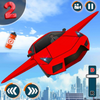 Flying Car Robot Shooting Game