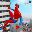 Flying Spider Rope Hero Fight