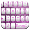 Frame WhitePink Emoji Keyboard