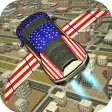 Free Flying Racing Car Driving