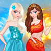 Frozen Land: Dress up game