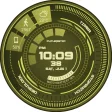 Futuristic GUI Watch Face