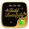 Gold Butterfly Keyboard Theme