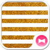 Gold Glitter Pattern Wallpaper