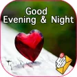 Good night evening message GIF