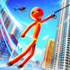 Grand Stickman Rope Hero Crime City