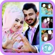 Hijab Wedding Couple