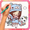 How to draw kawaii : Step by s