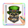 How to Draw Skull Tattoo Easy