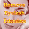 How to remove eyelash extensio