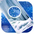 Ice Clock Live Wallpaper