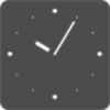 ICS Black Analog Clock Widget