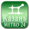 Kazan, Russia (map for Metro24)